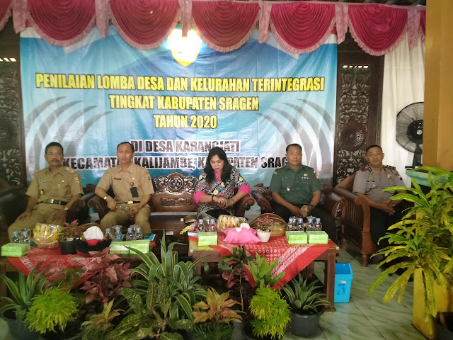 Kalijambe Ikuti Penilaian Lomba Desa dan Kelurahan Terintegrasi Tingkat Kab. Sragen Kalijambe Ikuti Penilaian Lomba Desa dan Kelurahan Terintegrasi Tingkat Kab. Sragen