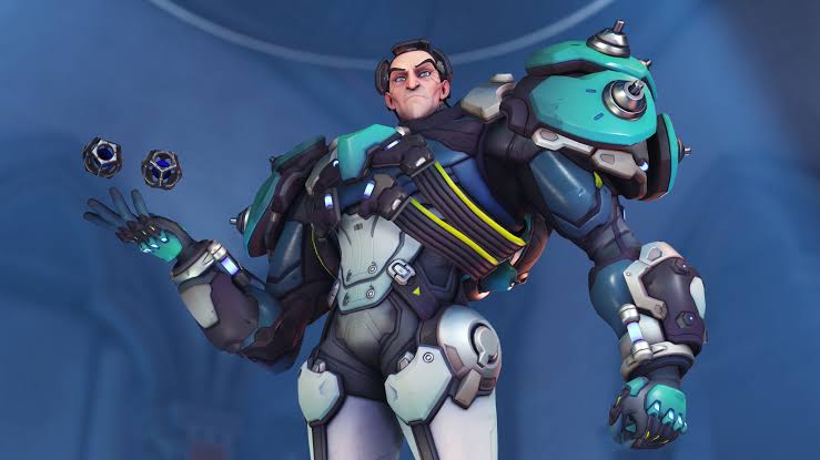 Um personagem do jogo overwatch