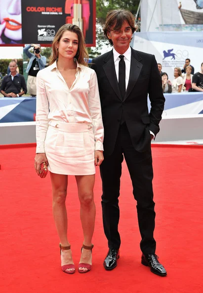 Charlotte Casiraghi attends the Premiere of The Mattei Affair at 69th Venice International Film Festival at the Palazzo del Cinema