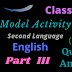 Model Activity Tasks | Second Language (English) | Class 8 | Part Three | 2020 | PDF | Question & Answer
