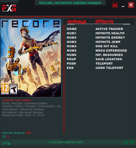 ReCore Definitive Edition (PC) Can,Tek Atma Trainer Hilesi İndir