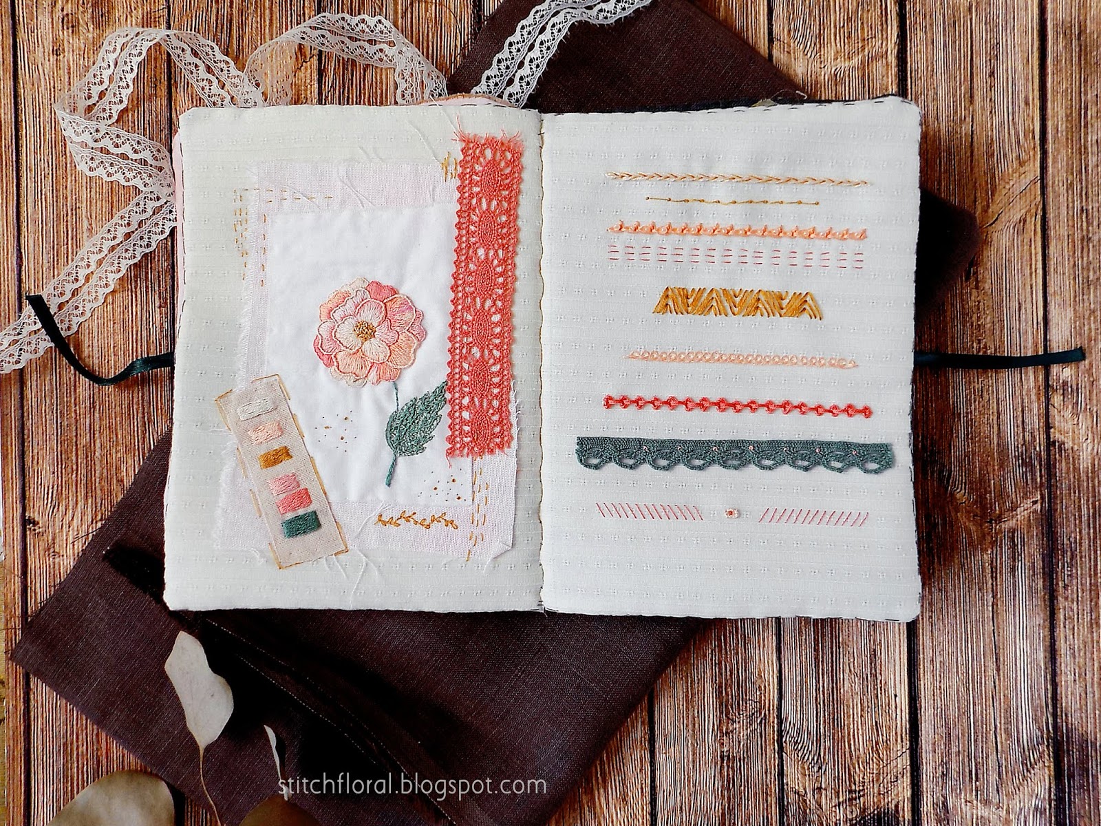 Embroidery Art Journal Complete - Stitch Floral