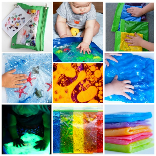 Sensory Bags for Kids Growing A Jeweled Rose