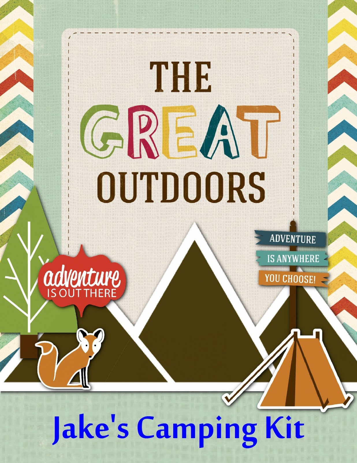 Digital Designs Scrapbooking Camping fun