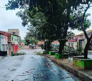 Granizo em Santa Quitéria, interior do Maranhão