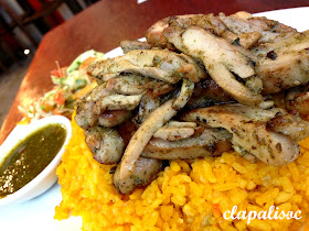 Chicken Rice Platter from Brasas