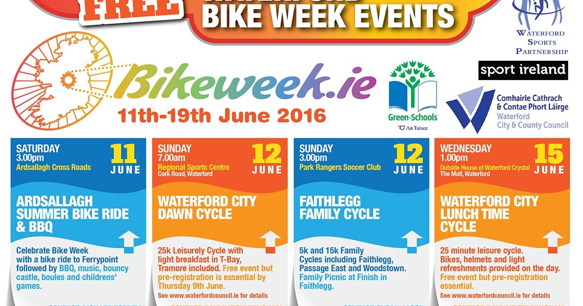 Waterford Sports Partnership National Bike Week 2016 Saturday 11th
