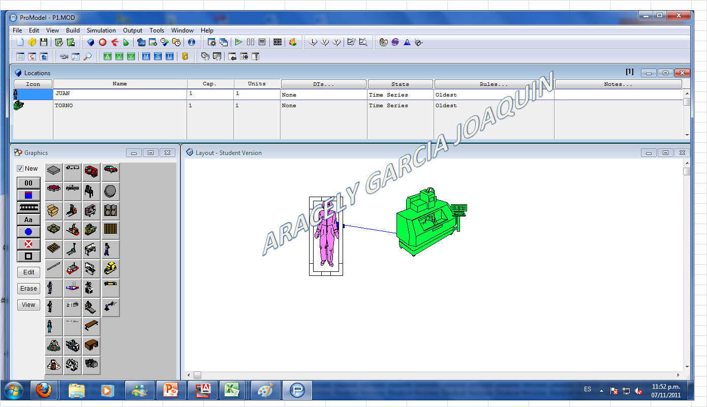 estudiodetrabajo-aracely: PROGRAMA PROMODEL 7.0