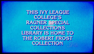 Screen shot of Jeopardy television show