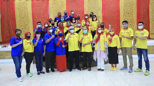 ramah tamah dengan Pengurus Asiafi Kota Padang dan Sumatera Barat