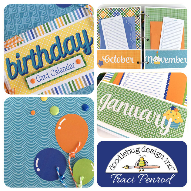 Doodlebug Design Inc Blog Planner Love & Daily Doodles Birthday Card