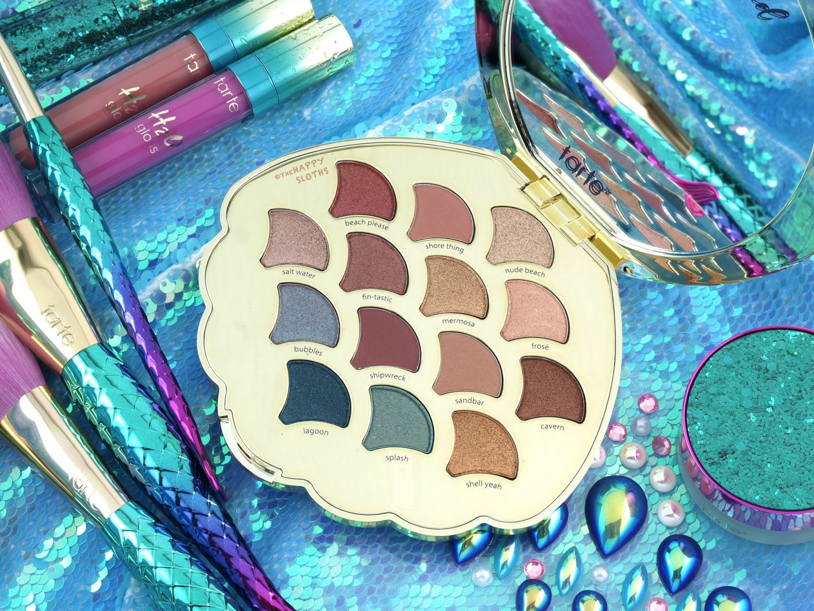 Tarte | Be A Mermaid & Make Waves Eyeshadow Palette: Review and Swatches