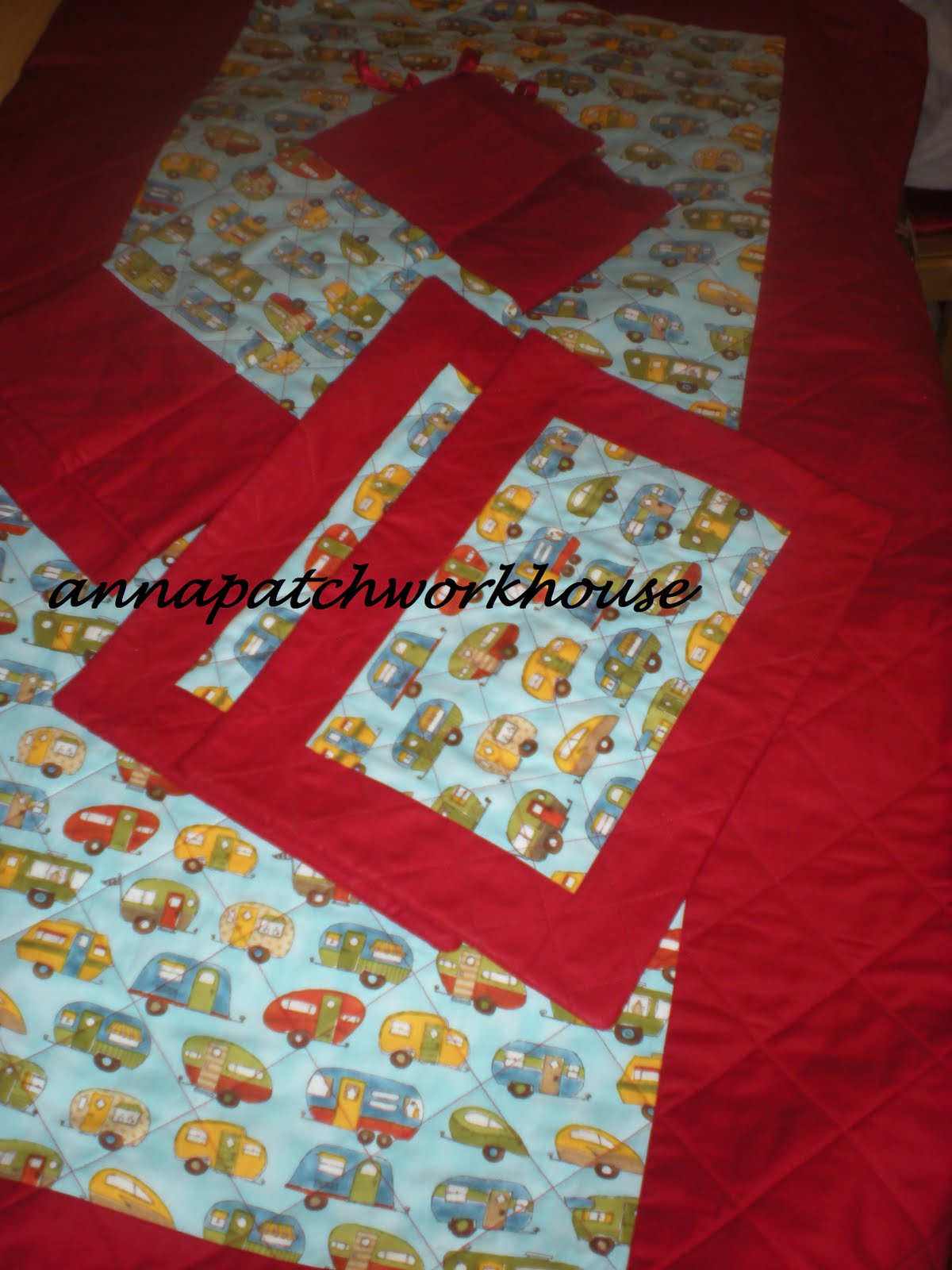 Anna Patchwork House Baby Bedding Sets