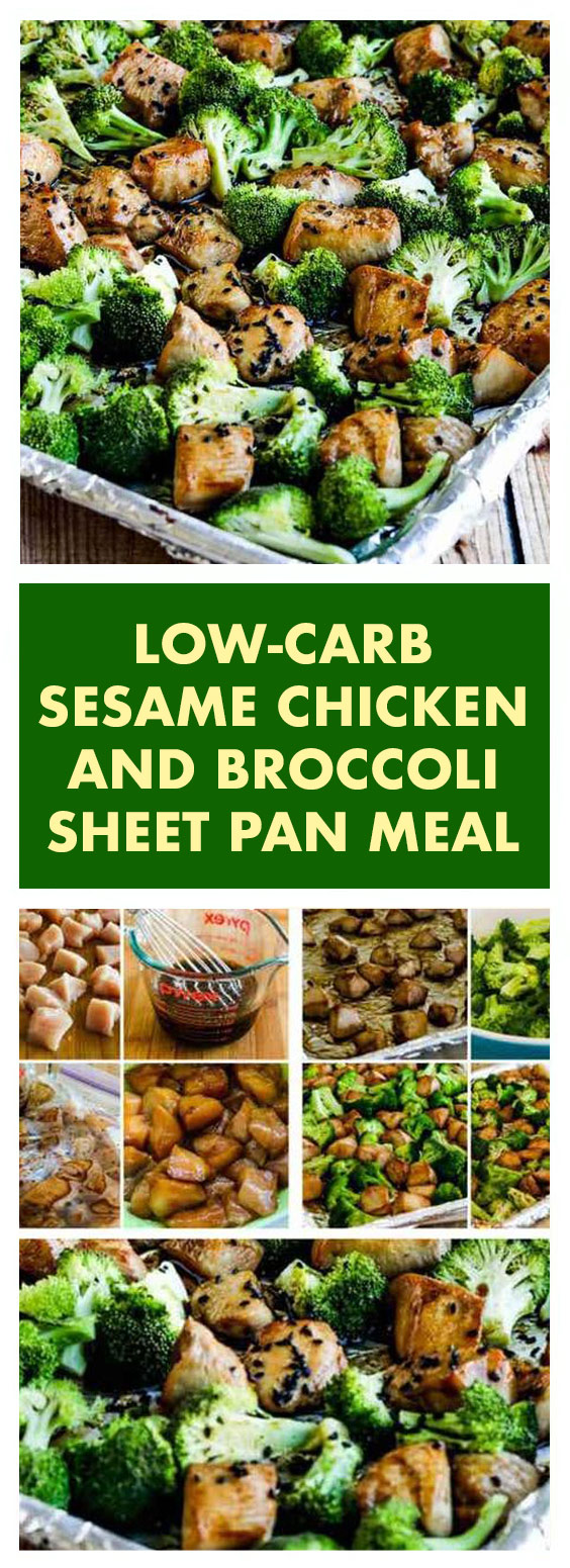 LowCarb Sesame Chicken and Broccoli Sheet Pan Meal Best Recipes All