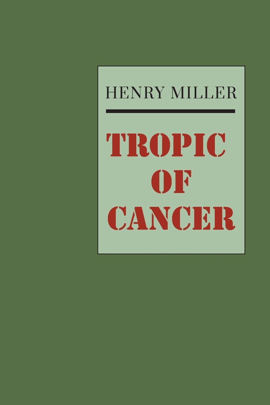 tropic cancer henry miller tropic cancer henry miller