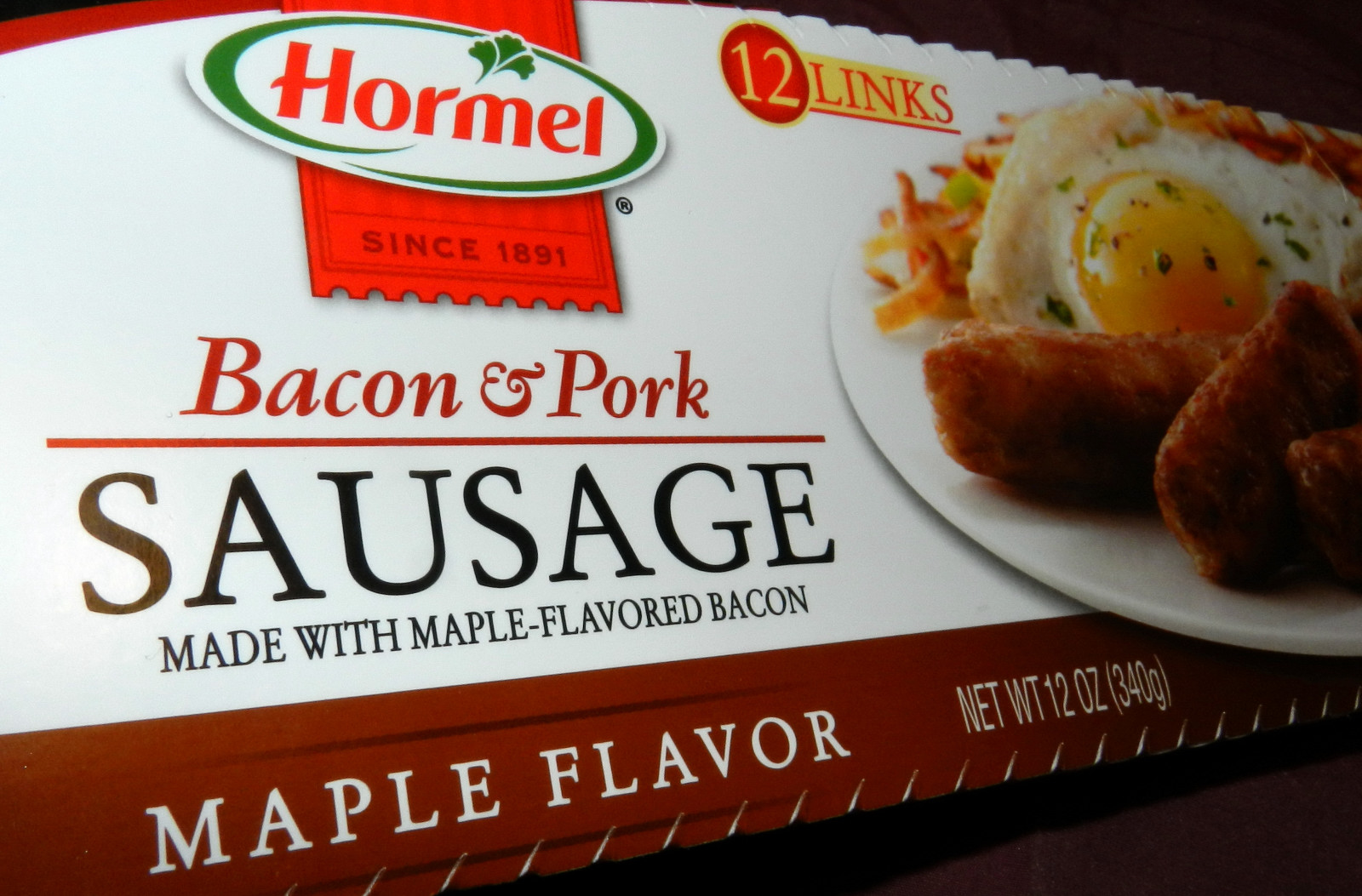 GlutenFree Brands Hormel Bacon & Pork Sausage Links
