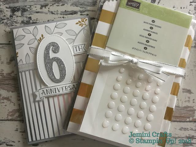 Anniversary cards for team members of Creative Jems