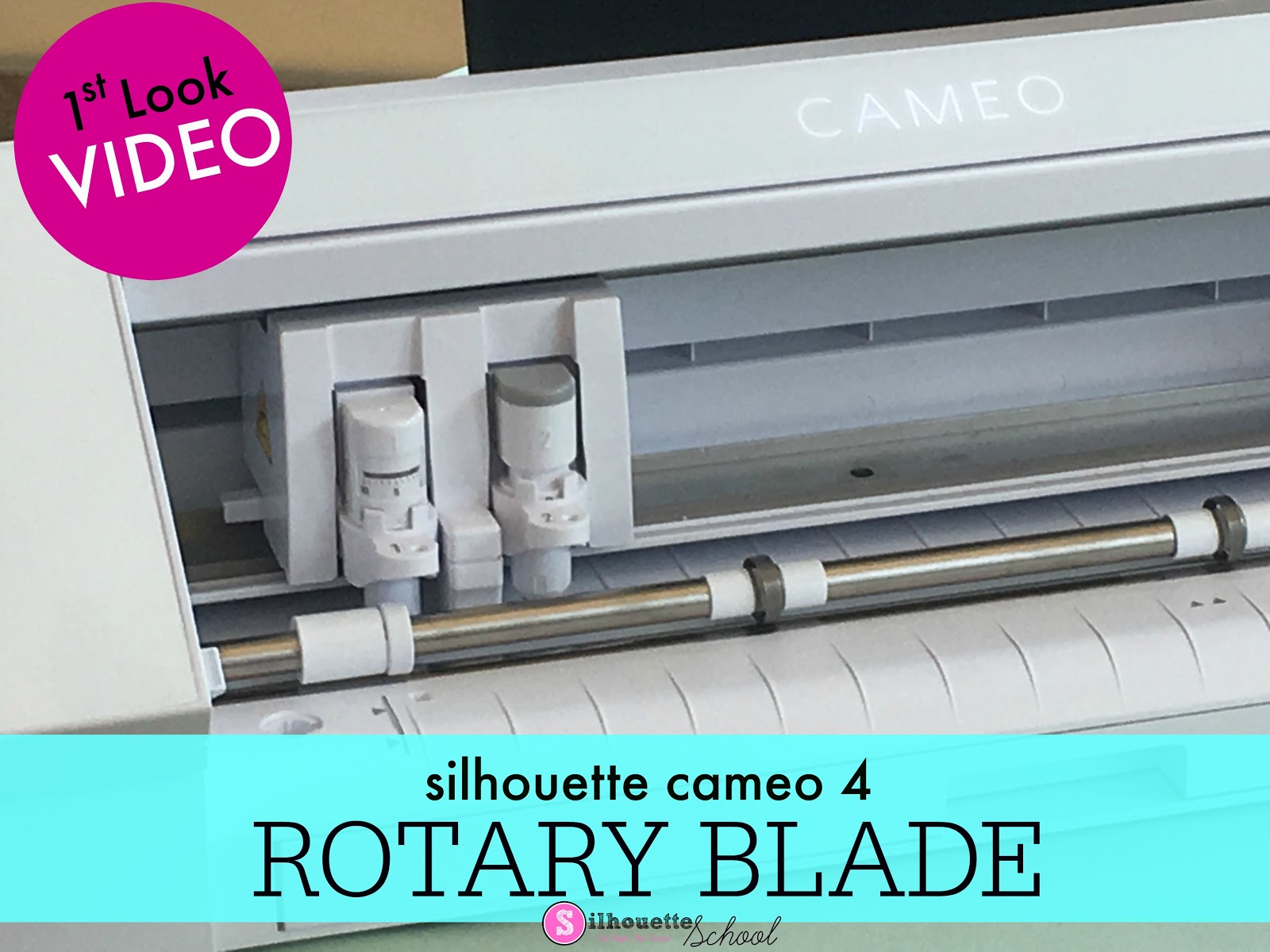 Silhouette CAMEO 4 Rotary Blade Video First Look Silhouette School