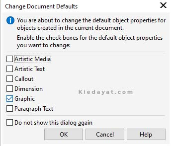 Default Document Coreldraw