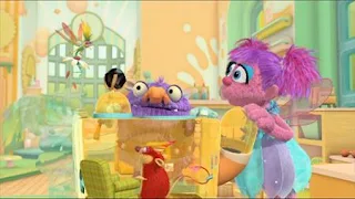 Abby's Flying Fairy School Niblet's Wand, Abby Cadabby, Blögg, Gonnigan, Mrs. Sparklenose, Sesame Street Episode 4413 Big Bird's Nest Sale season 44