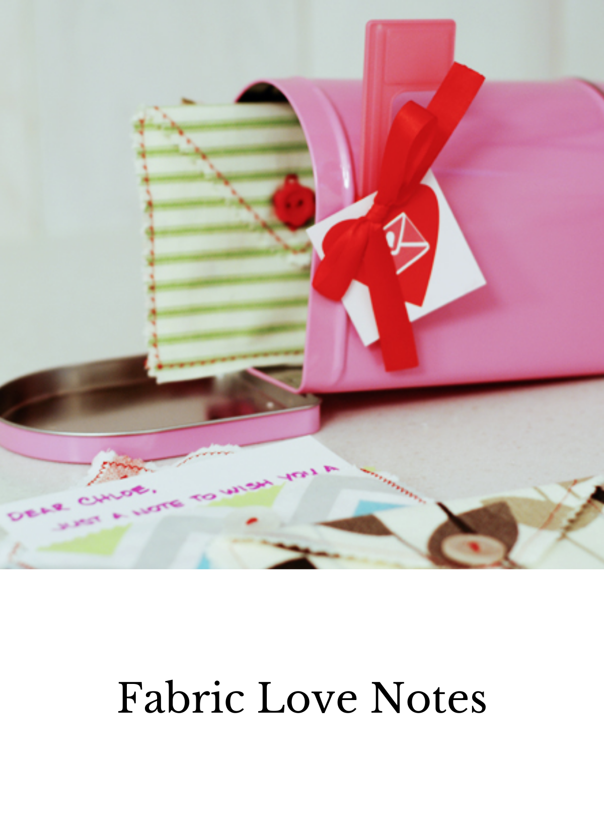 fabric love notes, diy fabric envelope