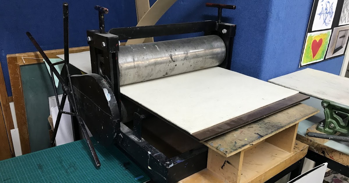 New Zealand Printmakers Press for Sale, A1Size, Canterbury