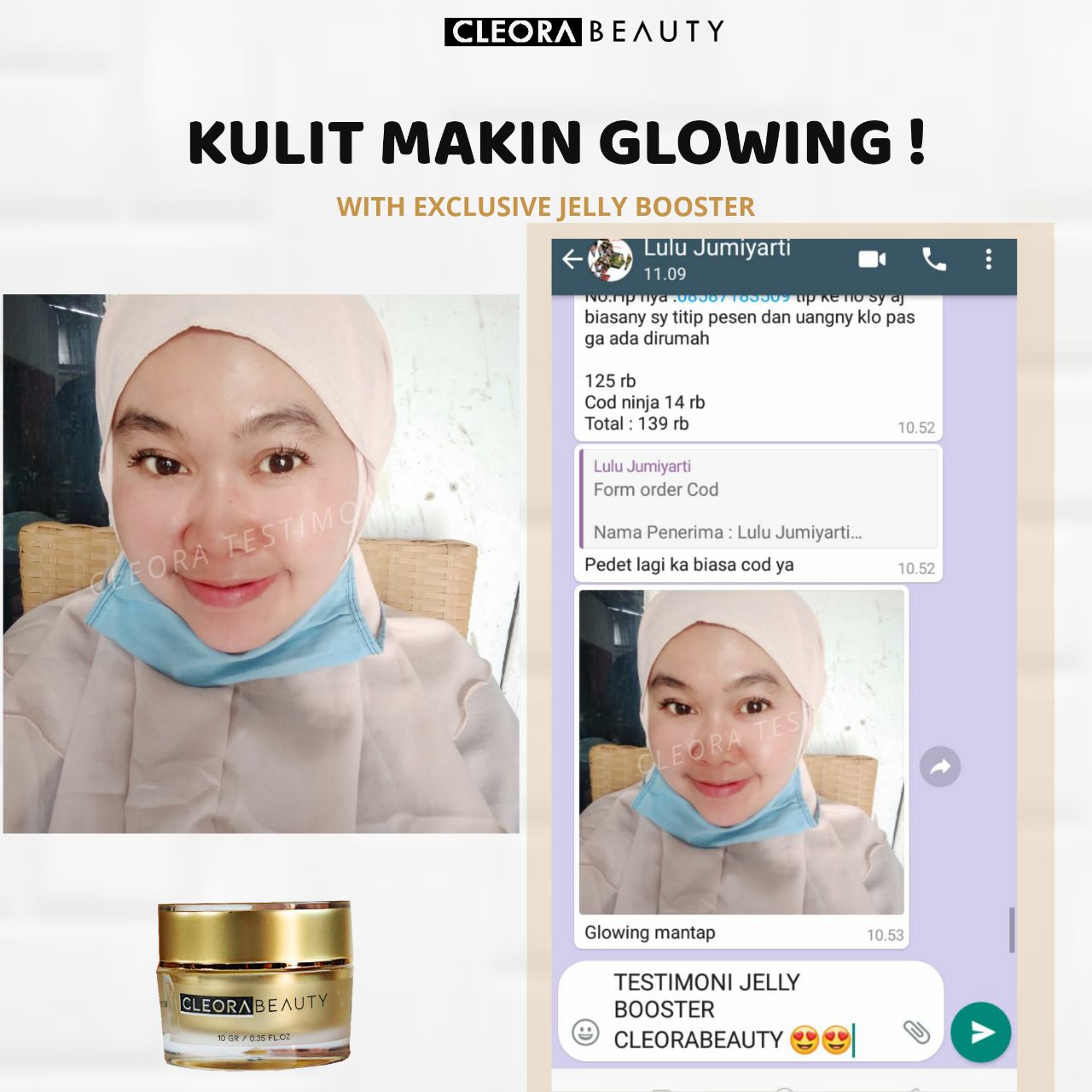 testimoni Cleora Beauty