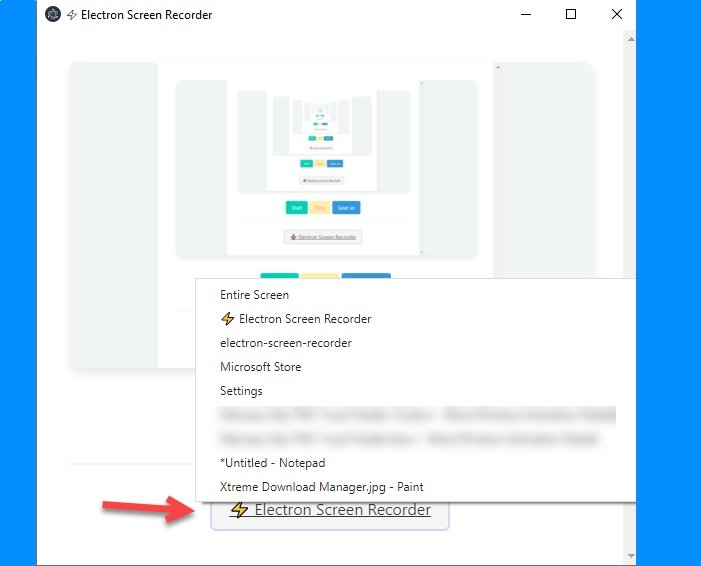 ElectronScreenRecorder-画面を記録するための無料ツール