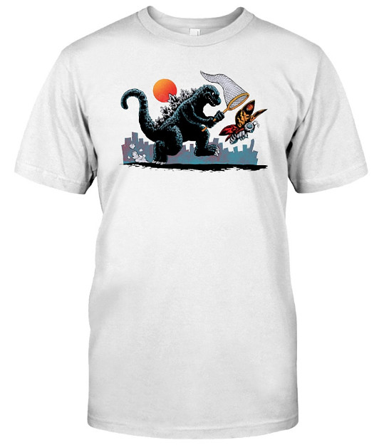 Catching Kaiju Godzilla T Shirt Hoodie Sweatshirt. GET IT HERE
