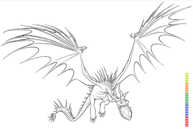 ausmalbilder dragons