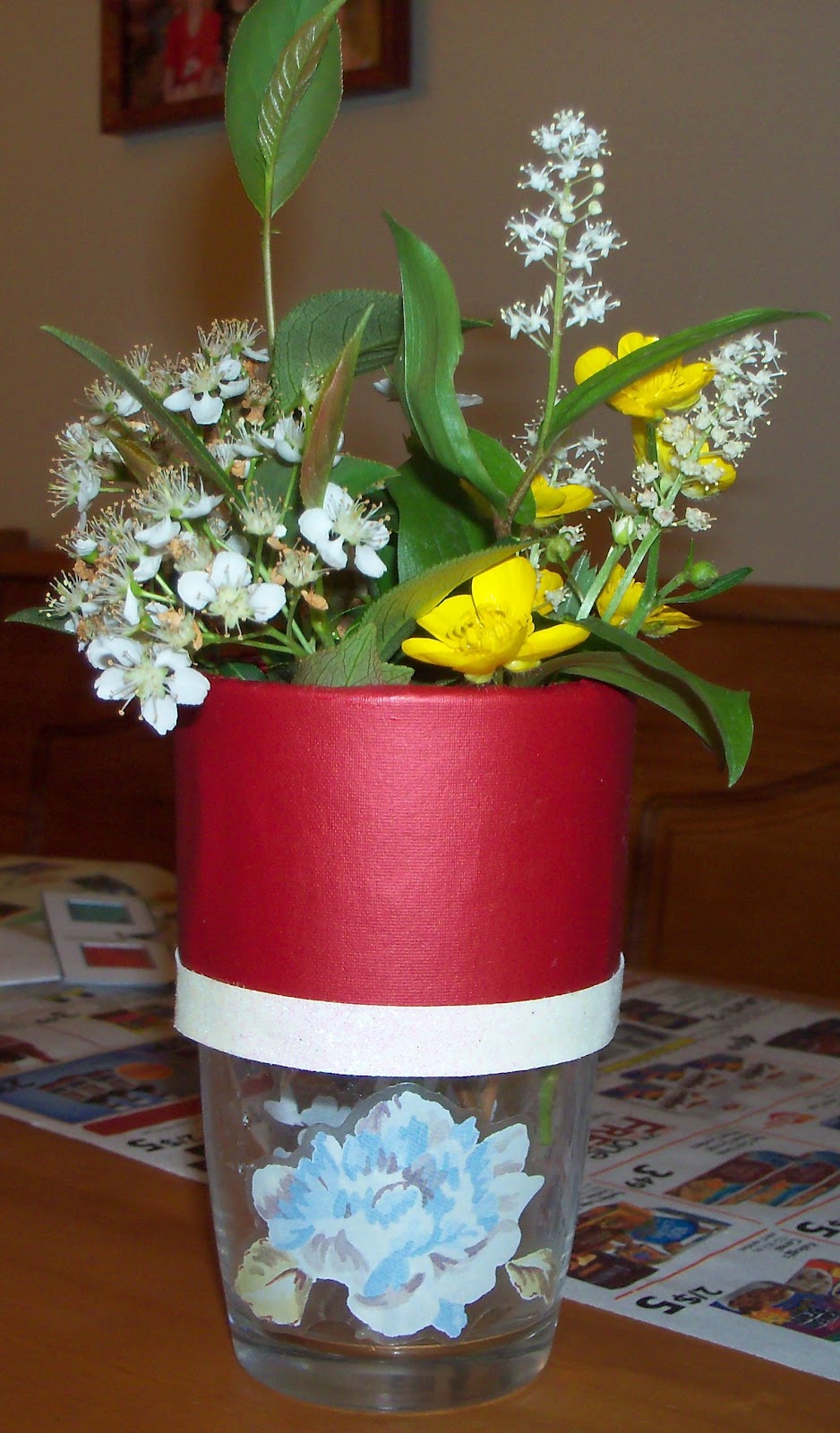 Amber's Craft a Week Blog Cracked Glass Vase