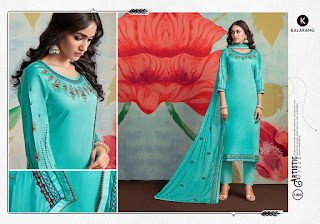 Kalarang Floral Beauty Jam Cotton Salwar Kameez Collection 