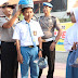 Kapolres Mojokerto Menjadi Inspektur Upacara Di SMKN 1 Dlanggu