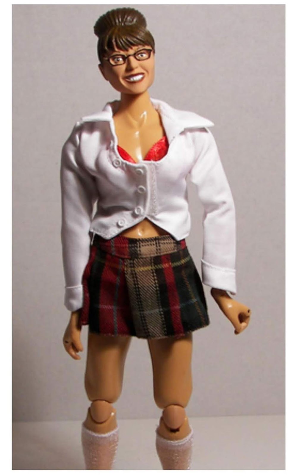 Them Bonez VPilf Sarah Palin School Girl Action Figure