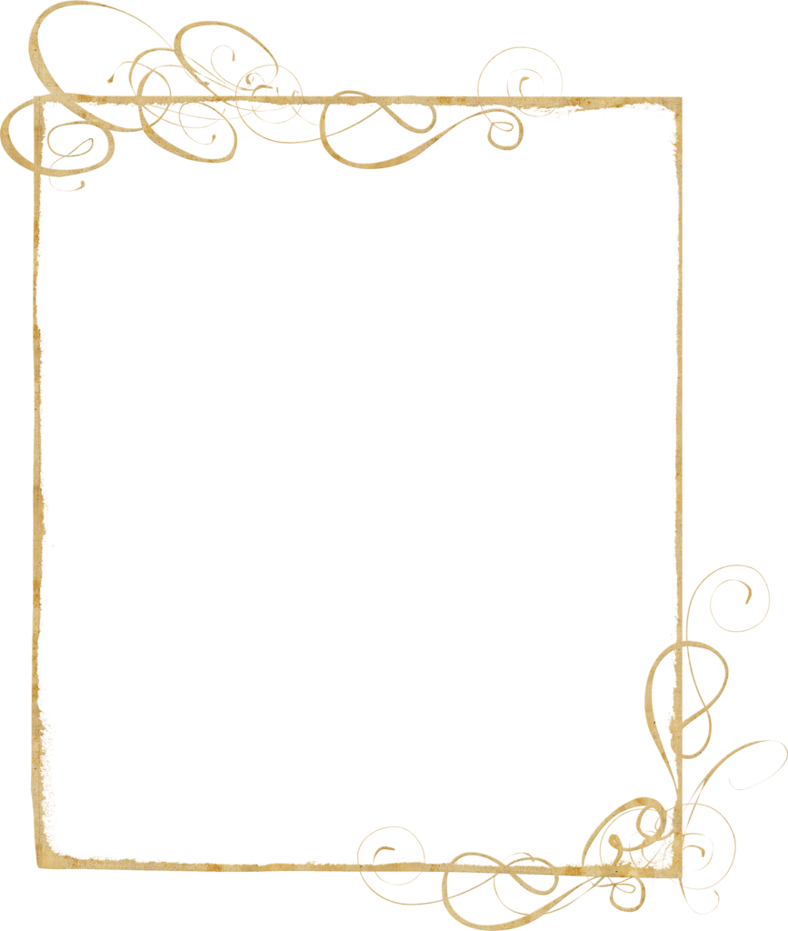 elegant gold wedding borders