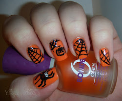 halloween spiders nails indoor flash nail onyx