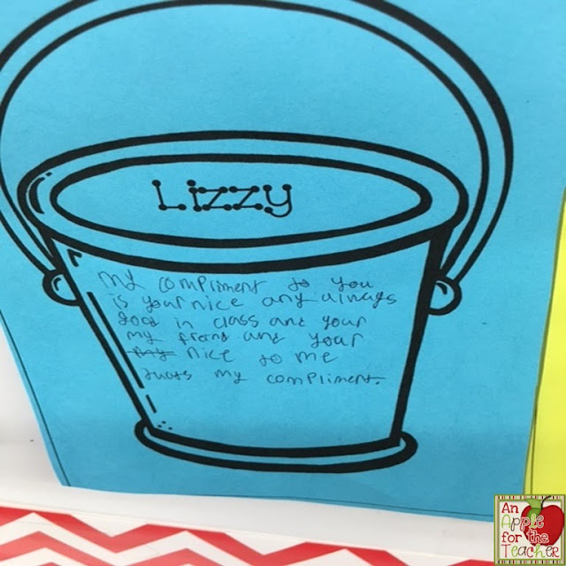 An Apple For The Teacher Help Your Students to Be Bucket Fillers FREEBIE