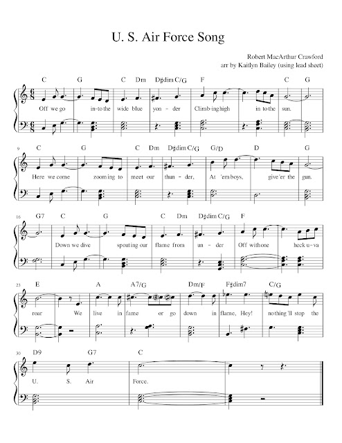 Love my Lists: Sheet music from our Patriotic recital - May 2017