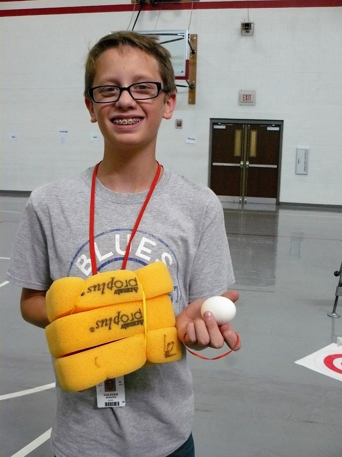 WSmiddle Information Center Egg Drop Challenge