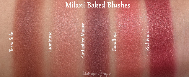 Milani Red Vino vs Corallina Swatch