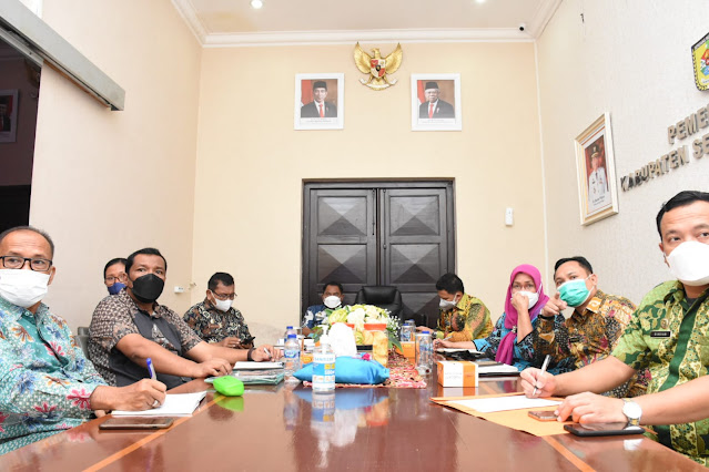 Rapat Virtual dengan PTPN III dan PTPN IV, Bupati Sergai Ajukan Kerjasama Pemamfaatan Kandang Sapi