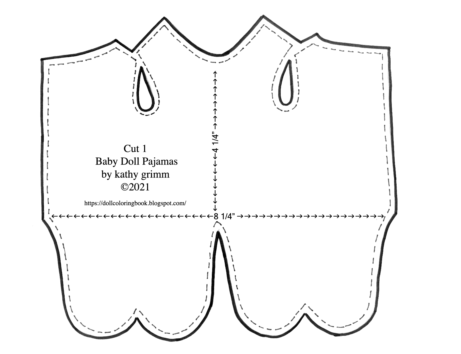 Sew Footed Baby Doll Pajamas The Doll Coloring Book sew-footed-baby-doll-pajamas-the-doll-coloring-book