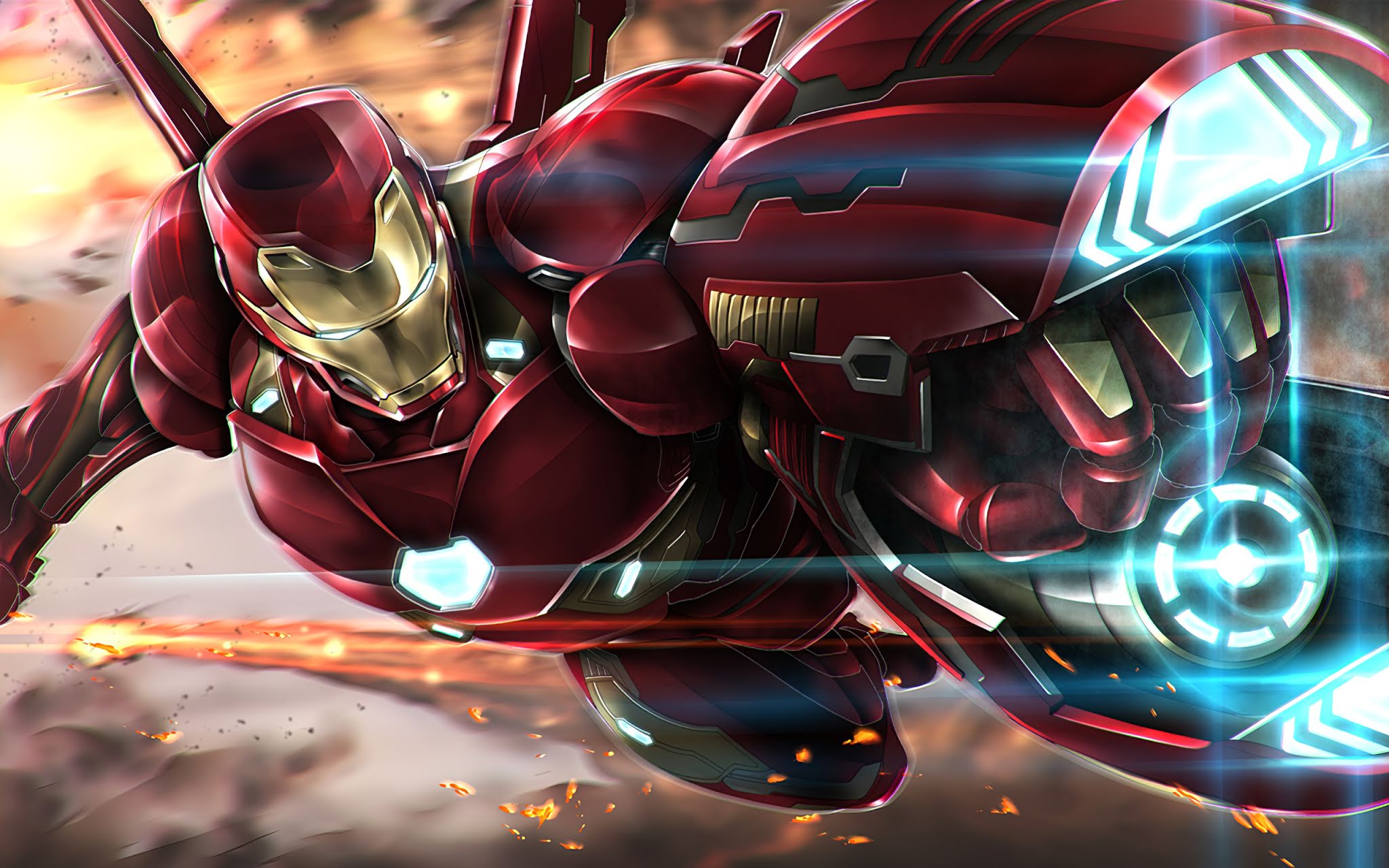 Papel de Parede Homem de Ferro