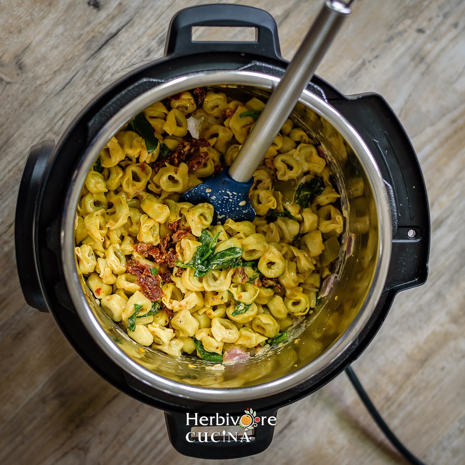 Herbivore Cucina Instant Pot Tortellini in Cream Sauce