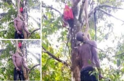 Man Hangs Himself After Killing His Wife For Cheating On Him In Cross River (Photos)