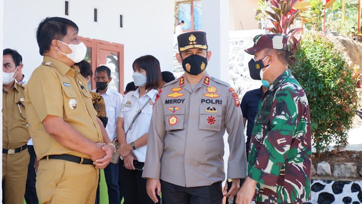 Pandam Hasanuddin dan Kapolda Sulsel Pimpin Simulasi Pengamanan, Kunker Presiden Jokowi 