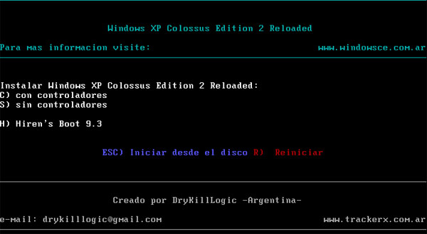 Descargar Windows XP Colossus 2.0 Reloaded (ISO) Español