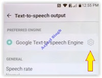 text-to-speech output