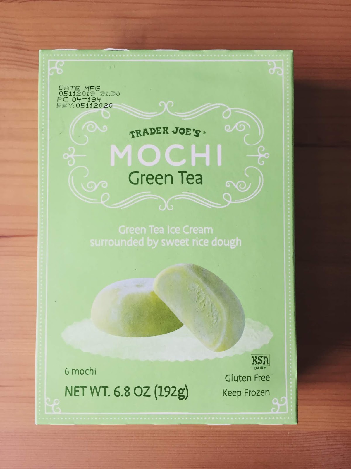 Trader Joe's Green Tea Mochi