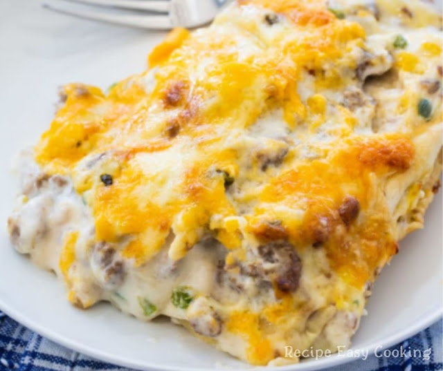 Southern Breakfast Enchiladas With Sausage Gravy